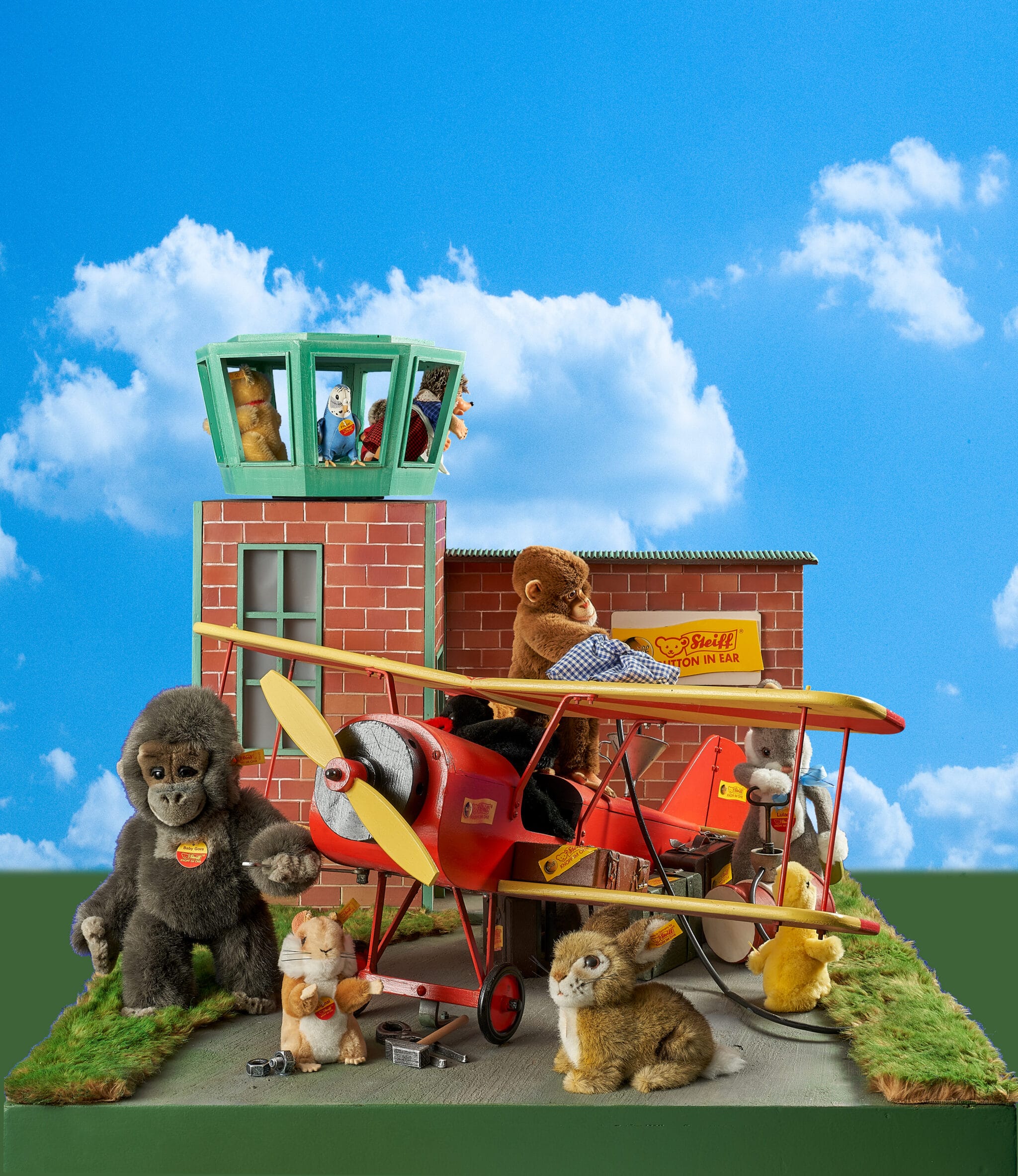 Mechanisches Schaustück Wochen-Ende im Tier-Reich, Margarete Steiff GmbH, Giengen a. Brenz (Württ.) Deutschland, 1928