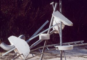 Ruud Kuijer, Ohne Titel, 1997, Stahl und Beton © VG Bild-Kunst, Bonn 2021