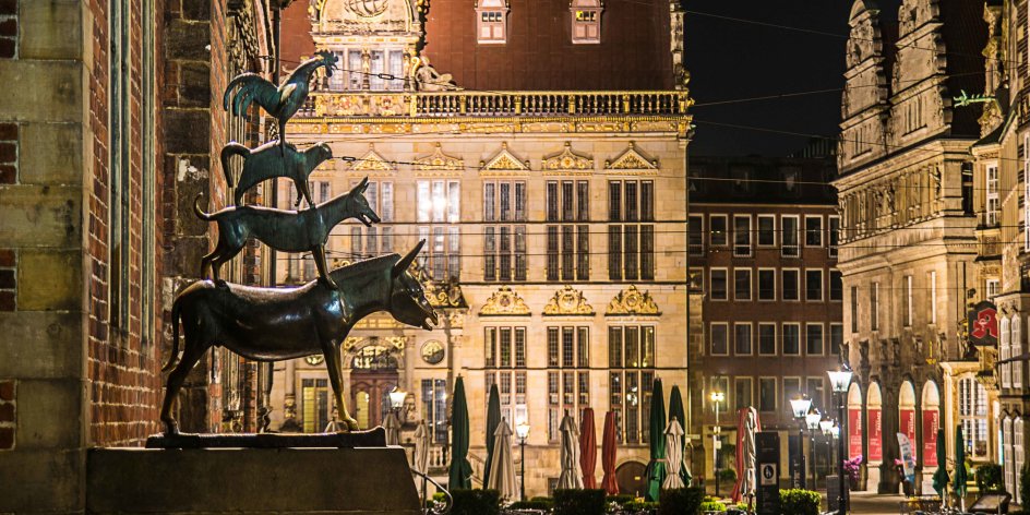 Bremer Stadtmusikanten: Das Wahrzeichen Bremens – vier weltbekannte Tiere
