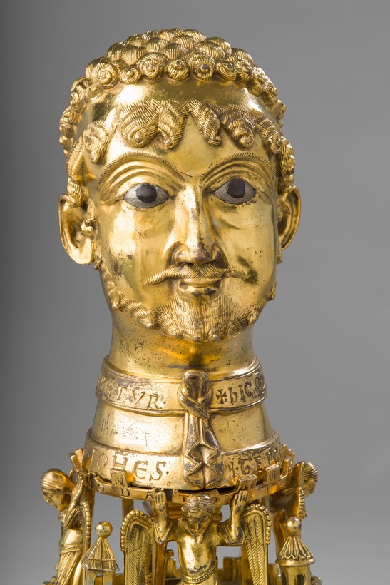 Cappenberger Kopf, 1160, ehem. Prämonstatenser Chorherrenstift Cappenberg, heute Kath. Pfarrkirche St. Johannes Evangelist, Foto Stephan Kube