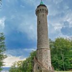 Der Humburgturm von Kaiserslautern in der Pfalz