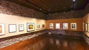 Blick in die Ausstellung „Picasso. Lithografien, Radierungen und Linolschnitte” © Willi Pleschberger