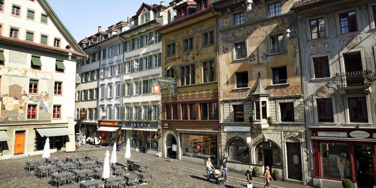 Malerische Altstadt in Luzern