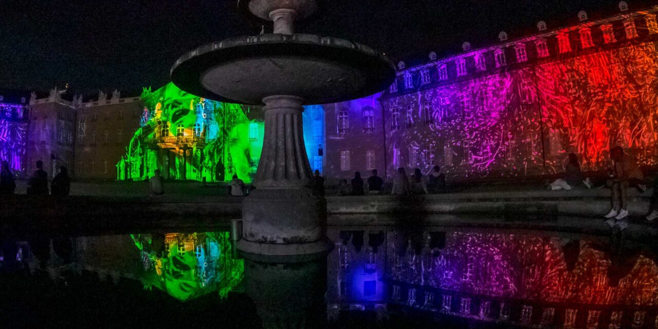 Schlosslichtspiele Karlsruhe 2021 auf dem Karlsruher Schloss - Archiviert