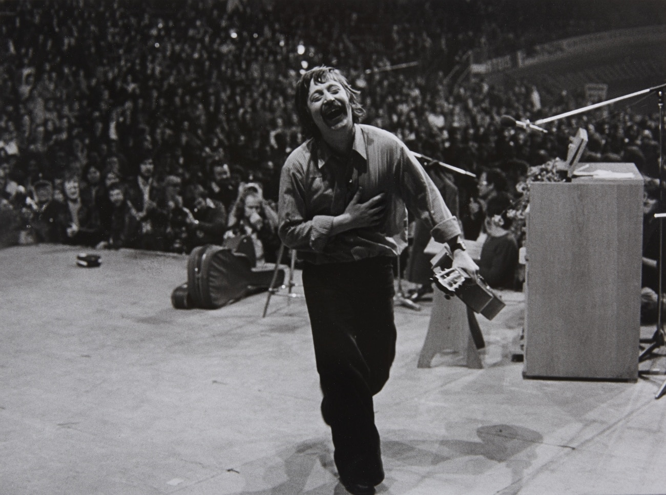 Barbara Klemm: Wolf Biermann, 13. November 1976, Köln © Barbara Klemm