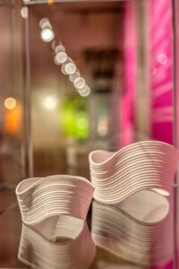 3D Gedruckte Objekte von Helena Boddenberg, linie I lines I linea