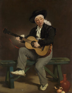 Édouard Manet, Der spanische Sänger (Le Guitarrero), 1860, Öl auf Leinwand, 147,3 x 114,3 cm, Metropolitan Museum of Art, New York