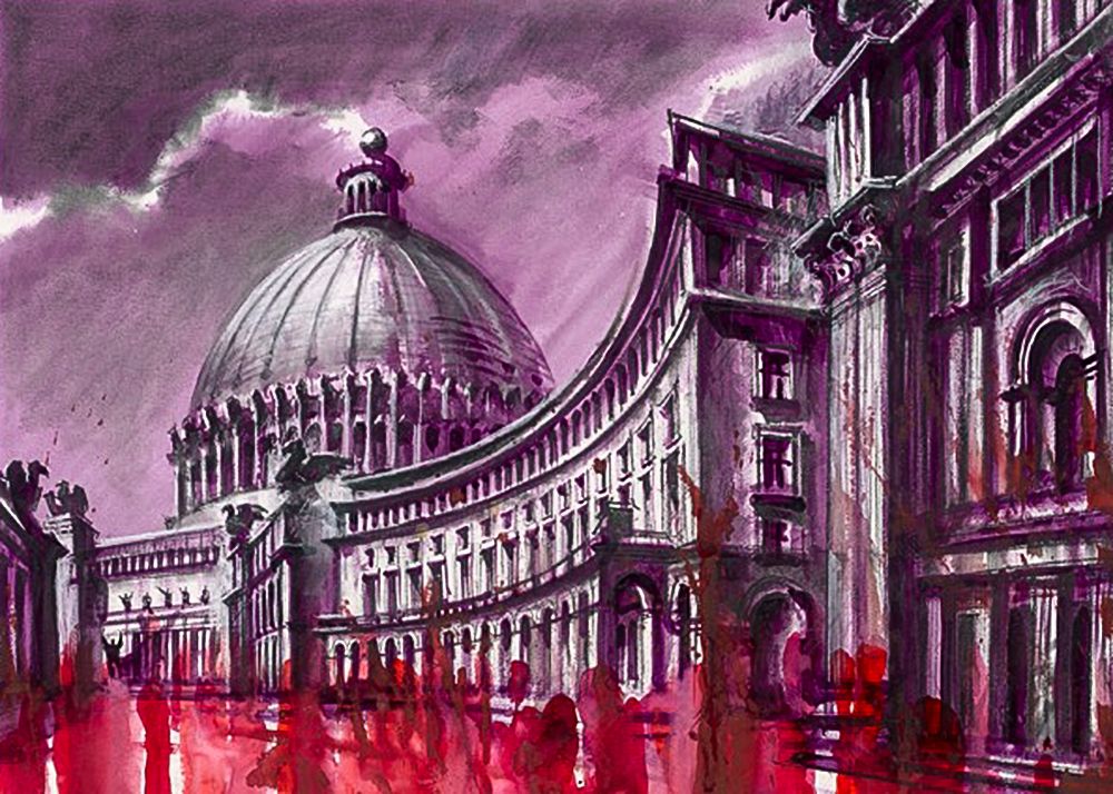 Ausstellung „Sergei Tchoban, Futuristiche Utopie oder Realität” © Sergei Tchoban