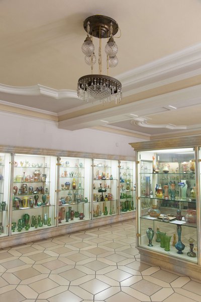 Einblick in die Dauerausstellung © Glasmuseum Passau