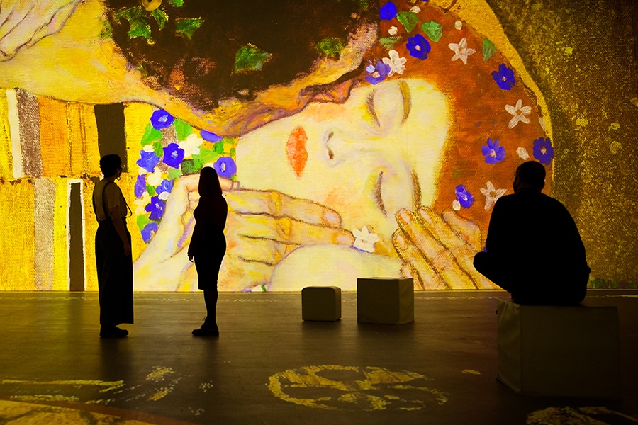 Ausstellungsausschnitt © KLIMT - The Immersive Experience