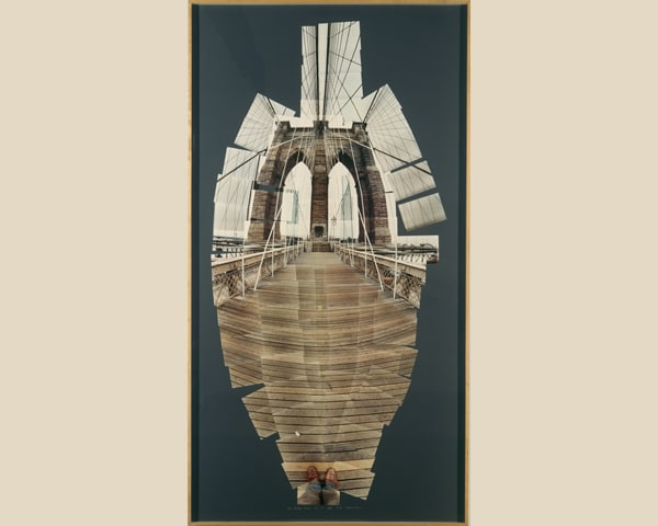 David Hockney, The Brooklyn Bridge, November 28, 1982, Geschenk Franz Osmers, Bremen 2003, Kunsthalle Bremen – Der Kunstverein in Bremen, © David Hockney