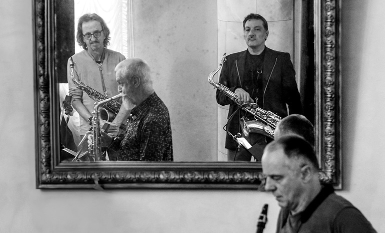 Bühne Baden: Saxofour Oparettet den Jazz - Archiviert