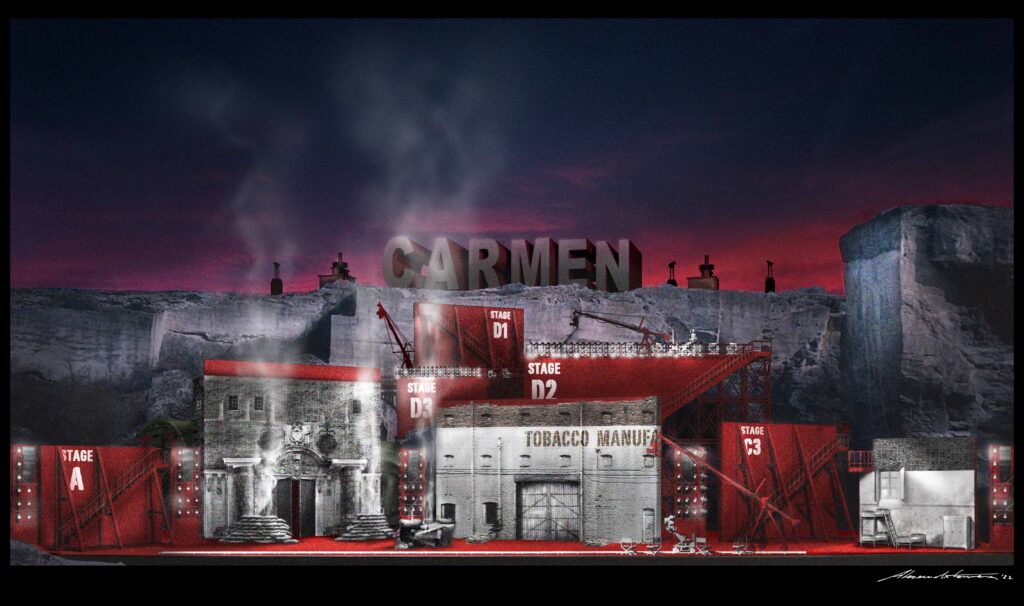 Bühnenbild CARMEN © ARENARIA GmbH