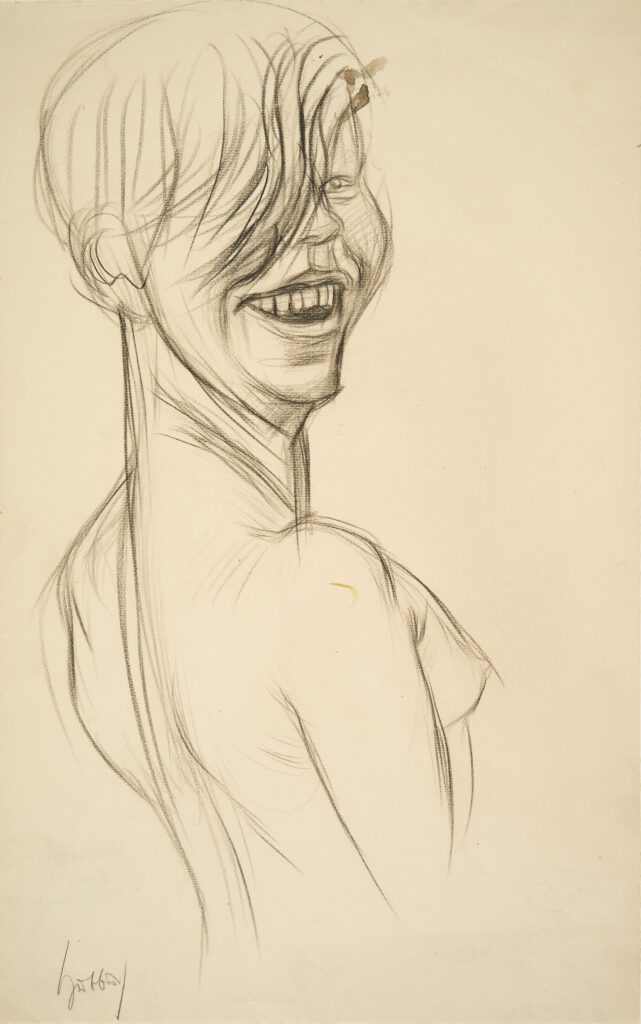 Karl Hubbuch, Lachende, 1929 © Karl-Hubbuch-Stiftung/Städtische Galerie Karlsruhe 2022