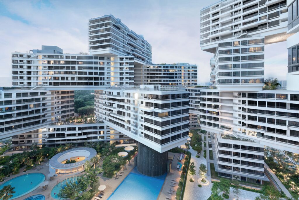 OMA Ole Scheeren »The Interlace« © OMA Ole Scheeren, Foto Iwan Baan