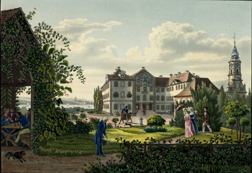 Emmanuel Labhart, Schloss Mainau mit Familie EsterhaEzy © Familienarchiv Guegel-Frank