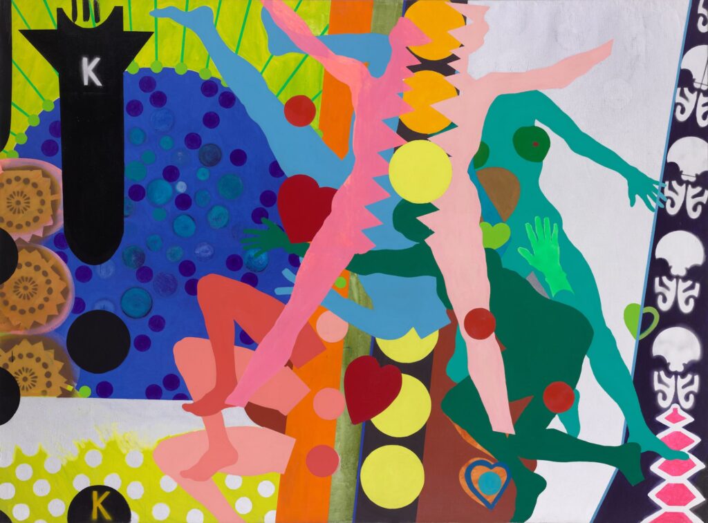 Kiki Kogelnik, Self-Portrait, 1964, Öl und Acryl auf Leinwand, Sammlung Mono Schwarz Kogelnik © Kiki Kogelnik Foundation. All rights reserved