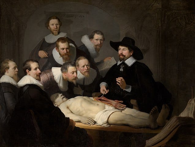 Rembrandt van Rijn: Die Anatomie des Dr. Tulp (1632) © Mauritshuis