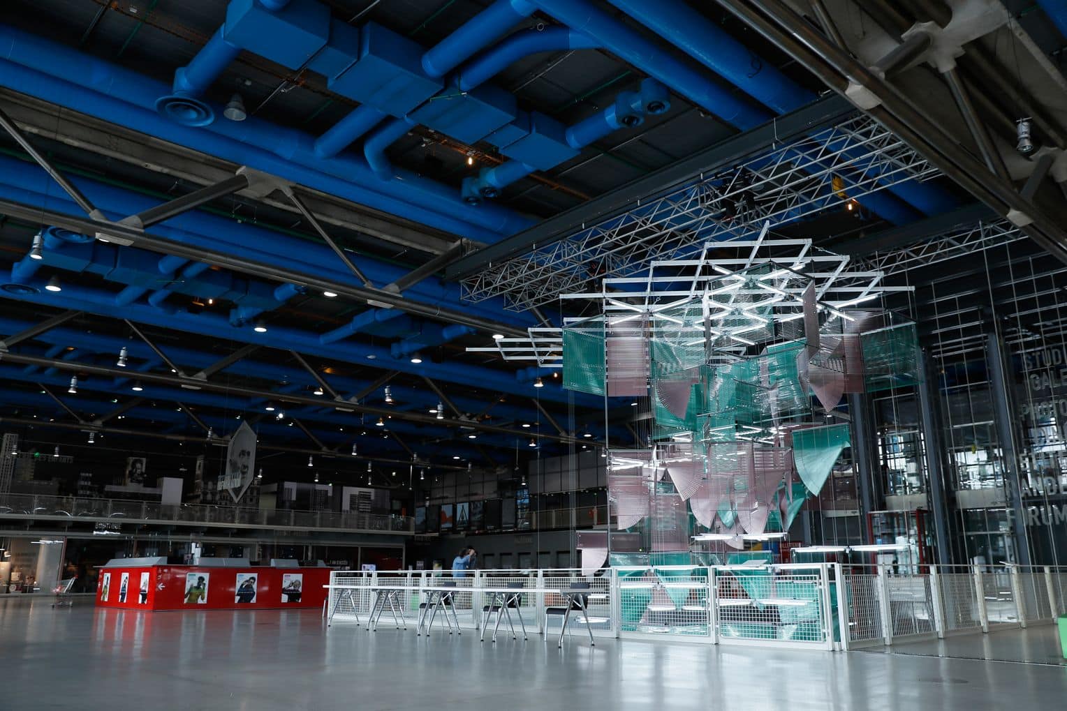 Auszug aus der Ausstellung von Haegue Young, 2016 © AFP/ Thomas Samson