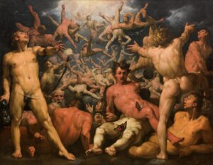 Cornelis Cornelisz. van Haarlem, Der Sturz der Titanen, 1588-1590