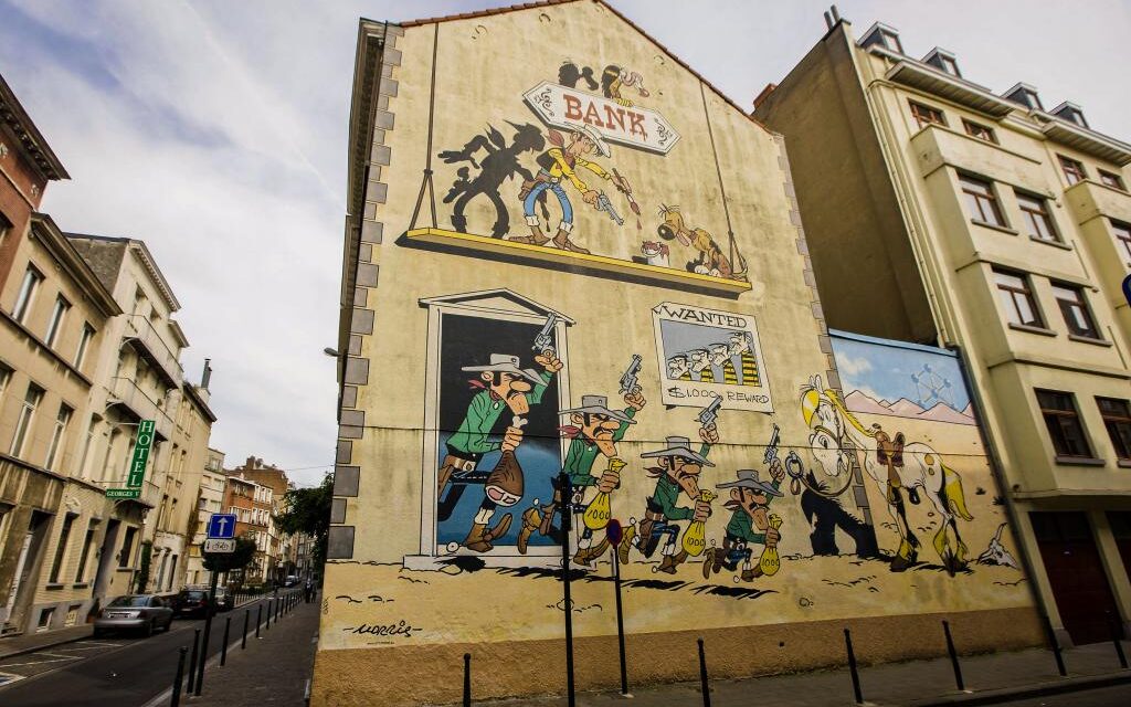 Comic-Strip-Route in Brüssel