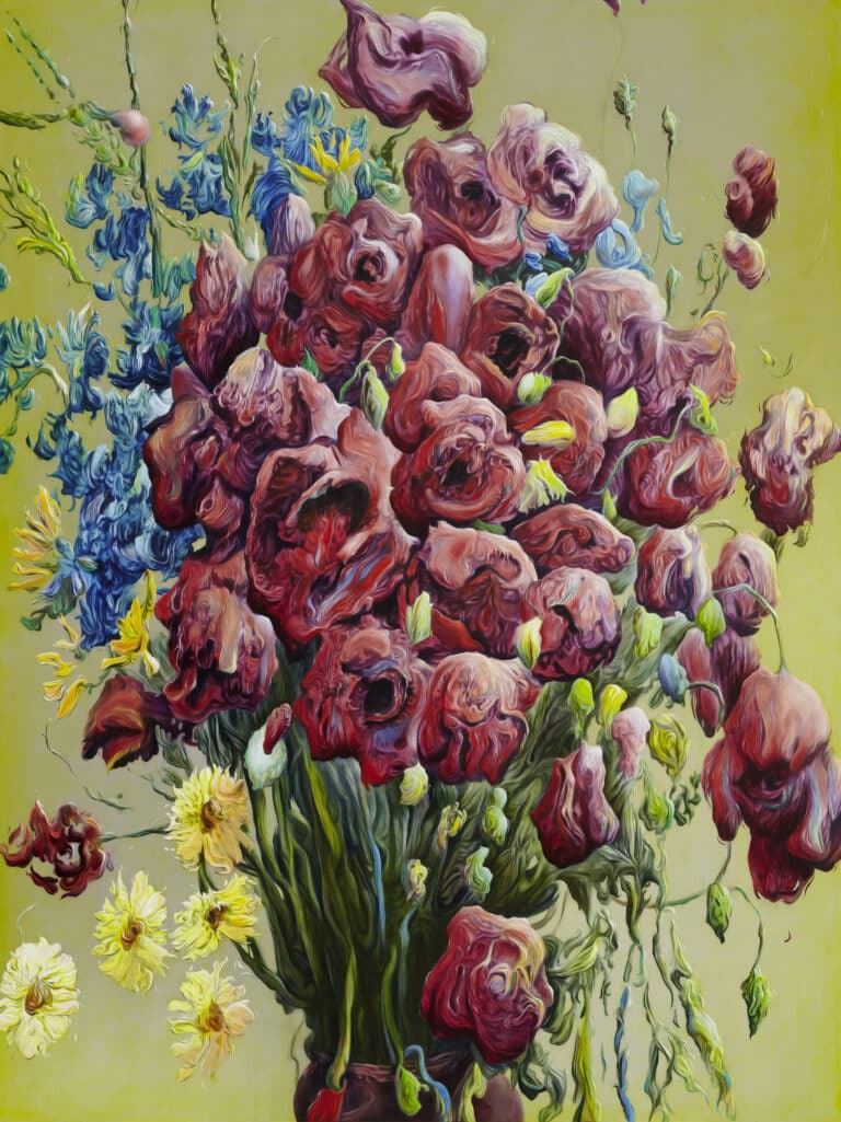 Glenn Brown The Real Thing, 2000, oil on panel, Galerie Max Hetzler, Berlin, 2000; © Glenn Brown