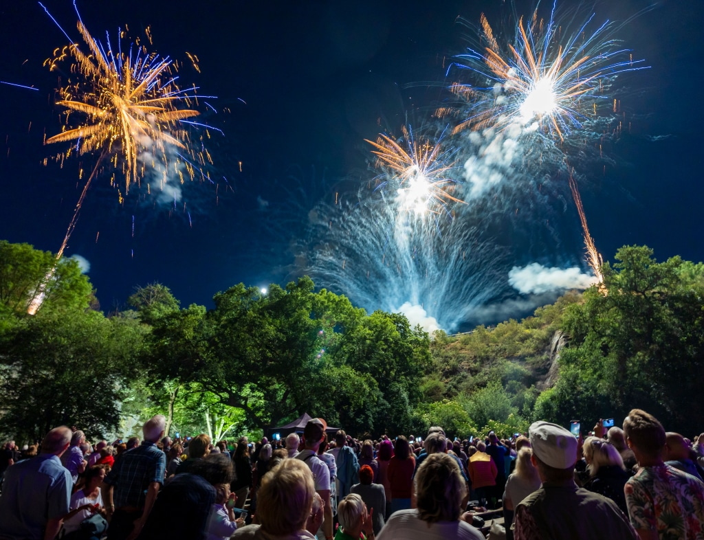 Feuerwerk beim Abschlusskonzert © Thomas Ziegler 