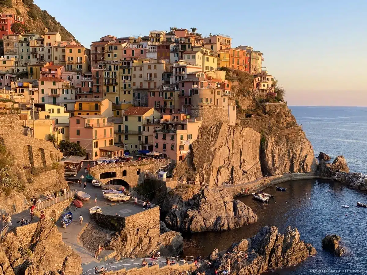 Manarola bei Sonnenuntergang © cinqueterre.eu