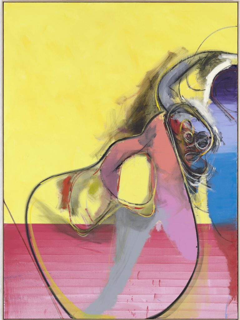 Daniel Richter, ohne Titel, o. J., Öl auf Leinwand, Privatsammlung Lütjenburg © VG Bild-Kunst, Bonn 2023, Foto: Jochen Littkemann, Berlin