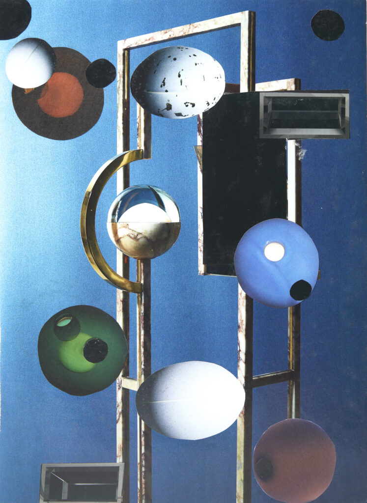 Elisabeth Wild, Ohne Titel / Untitled, 2015, Collage auf Papier / Collage on paper © Estate of Elisabeth Wild, 2023, Courtesy of the Artist‘s Estate; Karma International, Zurich, Photo: Nicolas Duc