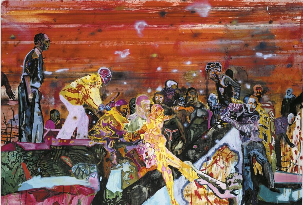 Daniel Richter, Phienox, 2000, Öl auf Leinwand © VG Bild-Kunst, Bonn 2023, Deichtorhallen Hamburg / Sammlung Falckenberg, Foto: Jochen Littkemann, Berlin