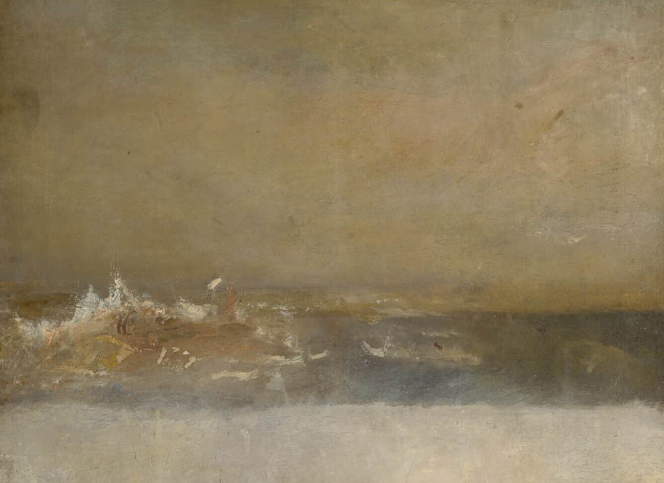 Joseph Mallord William Turner (1775-1851) Three Seascapesc.1827 Tate: Accepted by the nation as part of the Turner Bequest 1856 © Photo Tate
