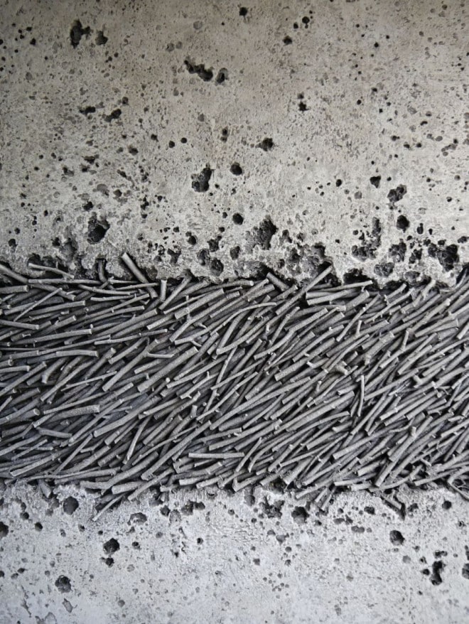 Hans-Jürgen Kossack,, Ausschnitt aus „Erdwunde”, 2022, Relief, versch. Materialien. Foto: Künstler