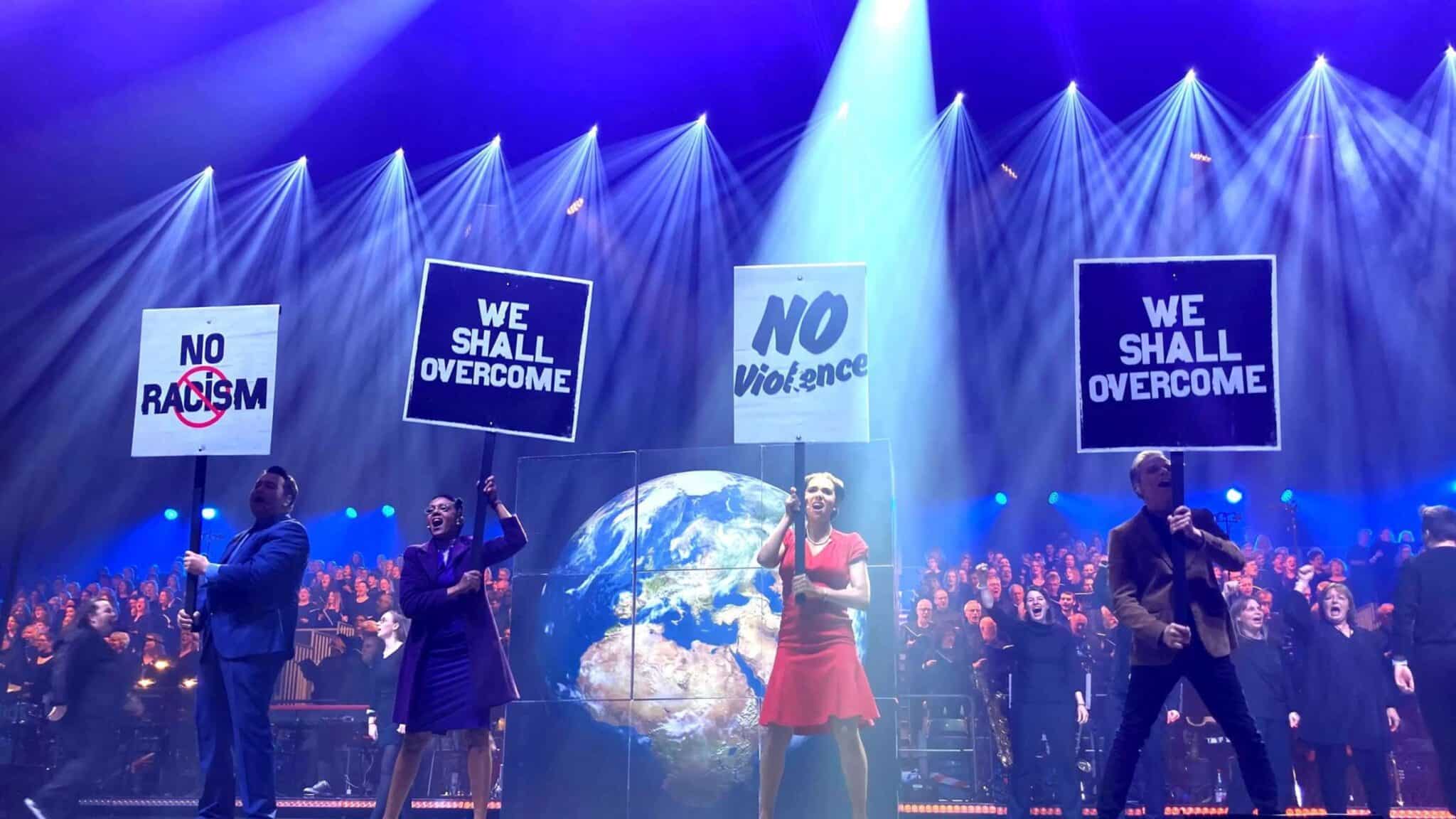 Chormusical Martin Luther King, in der Lokhalle in Göttingen, 2023 © Bernd Schlegel
