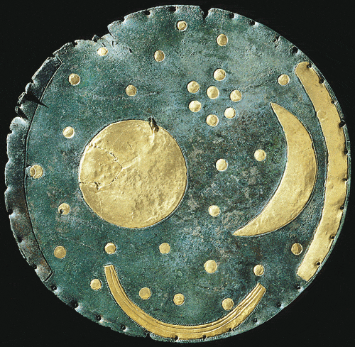 Die Himmelsscheibe von Nebra. © LDA Sachsen-Anhalt, J. Lipták