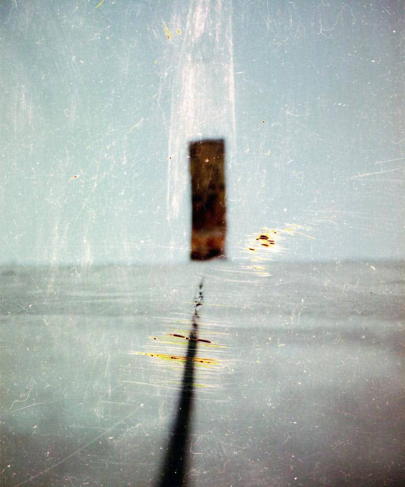 Marko Lipuš, Kratzung blau © Marko Lipuš