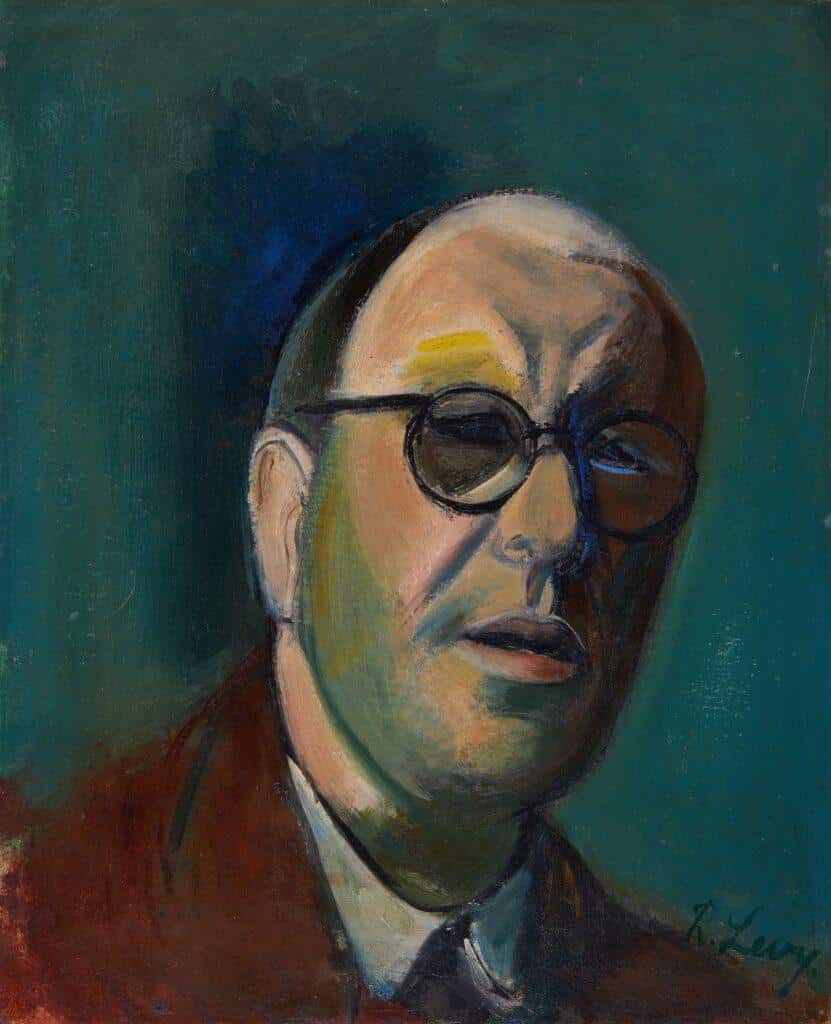 Rudolf Levy Selbstbildnis, 1943 © Museum Pfalzgalerie Kaiserslautern, Gemäldesammlung, Inv.- Nr. PFG 54/4