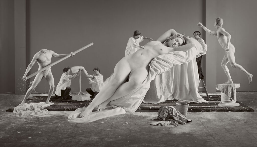 Eleanor Antin, Constructing Helen from ”Helen´s Odyssey”, 2007 Courtesy Richard Saltoun Gallery, London and Rome