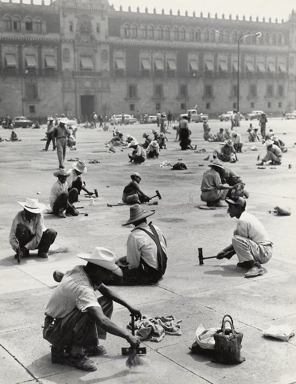 Eva Wagner-Zimmermann, Steineklpfer, Mexiko City, 1958, Privatbesitz © Eva Wagner-Zimmermann