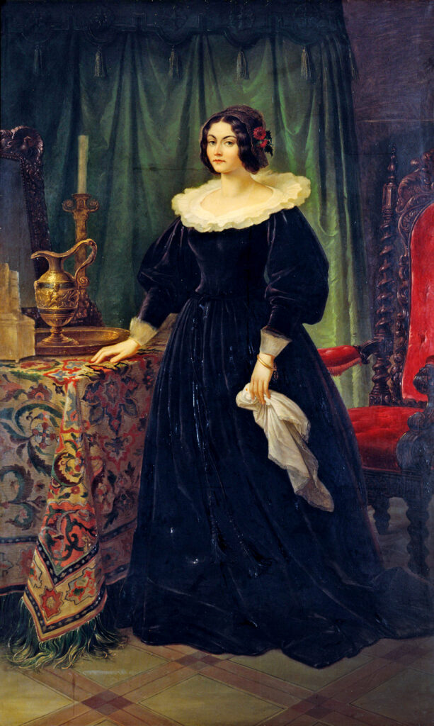 Lola Montez, die Geliebte Ludwigs I., Gemälde von Wilhelm von Kaulbach, 1847, Öl auf Leinwand © Münchner Stadtmuseum, Sammlung Graphik / Gemälde