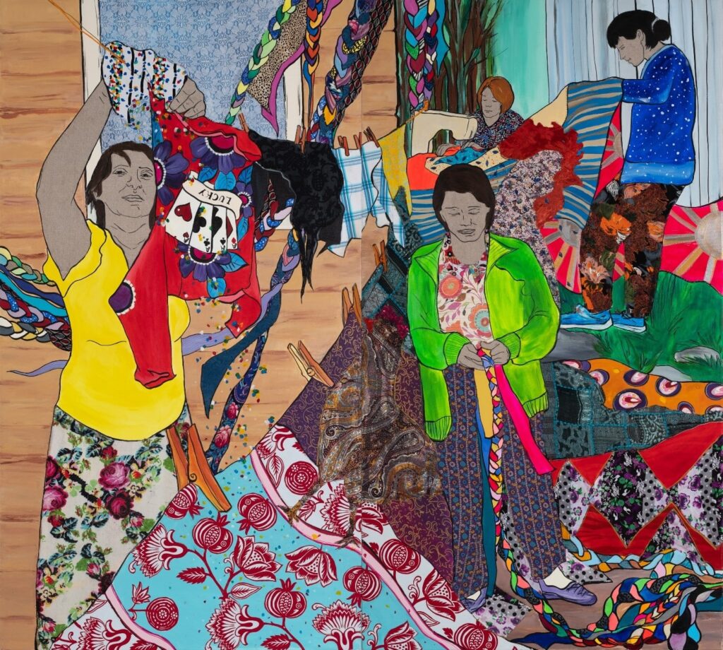 Malgorzata Mirga-Tas, Sisters (Phenia), 2019 © Collection of the ING Polish Art Foundation