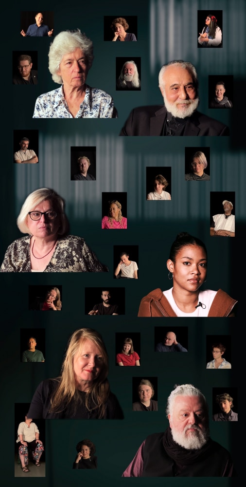 Sujet der Sonderausstellung „Vielgeschichtig” © Forschungsprojekt „synoptic storytelling in a multidirectional vienna” von Friedemann Derschmidt und Team, Grafik: Alaa Alkurdi, hdgö