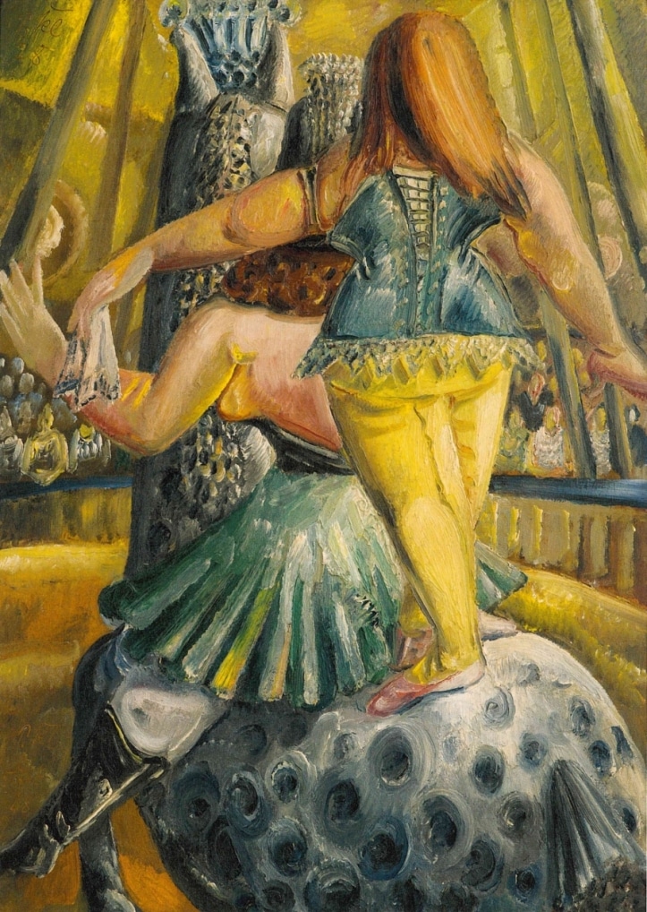 Paul Kleinschmidt, Zirkusreiterinnen, 1928, Sammlung Arthouse, Foto Josefine Bieler