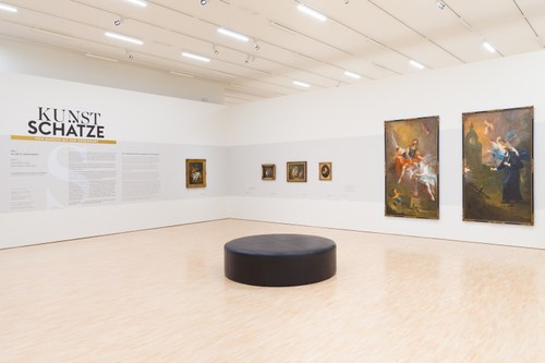 Blick in die Ausstellung © Landesgalerie Niederösterreich