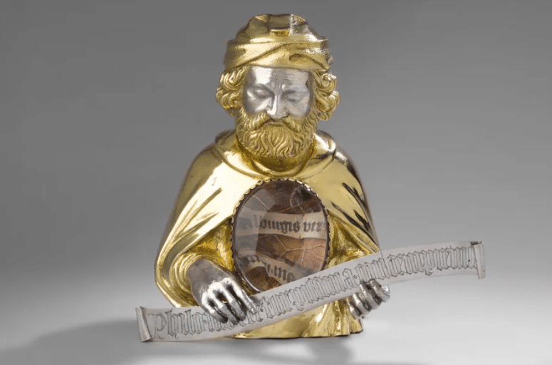 Reliquary of the figure of the Prophet Philon d'Alexandrie (c. 1390). High Cathedral of Saint Paul, Münster. Photo: © Hohes Domkapitel der Kathedralkirche St. Paulus, Münster; © Stephan Kube, Greven