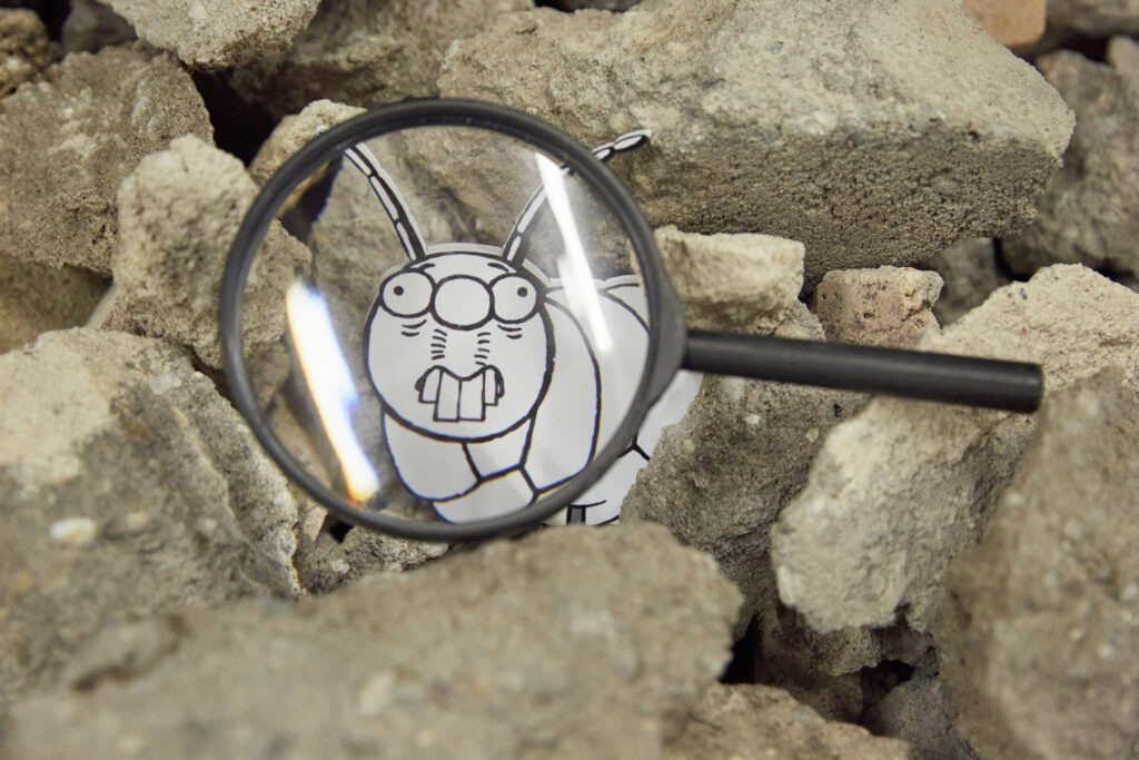 Ausstellung "Ach Was! Loriot zum Hundertsten" Ausstellungsansicht - 1. OG© Britta Frenz