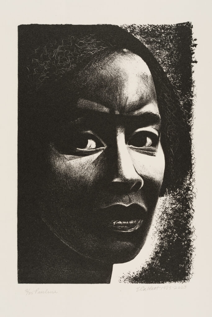 Elizabeth Catlett, Pauline, or The Black Woman Speaks, 1983, Elizabeth Catlett Family Trust, Mexico, © Elizabeth Catlett Family Trust / VG Bild-Kunst, Bonn 2023, Foto: Axel Schneider