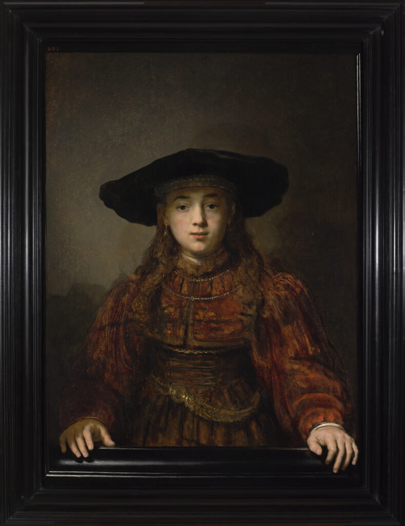 Rembrandt Harmensz. van Rijn (1606 Leiden – 1669 Amsterdam), Mädchen im Bilderrahmen 1641, The Royal Castle in Warsaw © The Royal Castle in Warsaw – Museum, Foto: Andrzej Ring, Lech Sandzewicz