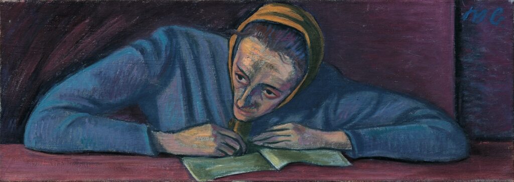 Werner Berg, Christine Lavant, 1951, Öl auf Leinwand, Österreichische Galerie im Belvedere