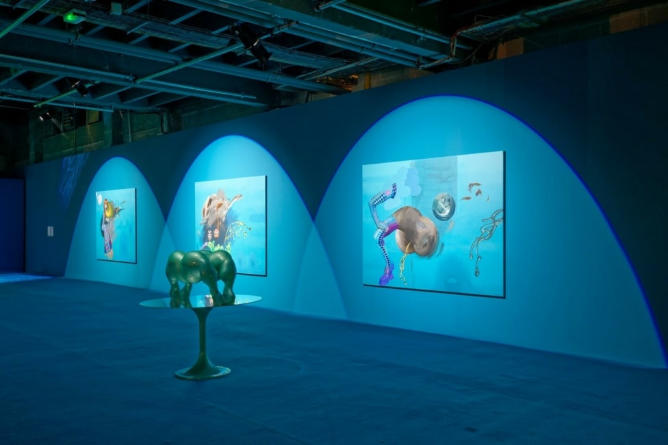 Jakob Lena Knebl & Ashley Hans Scheirl, view of the exhibition Doppelganger!, Palais de Tokyo, Courtesy of the artists. Photo: Aurélien Mole